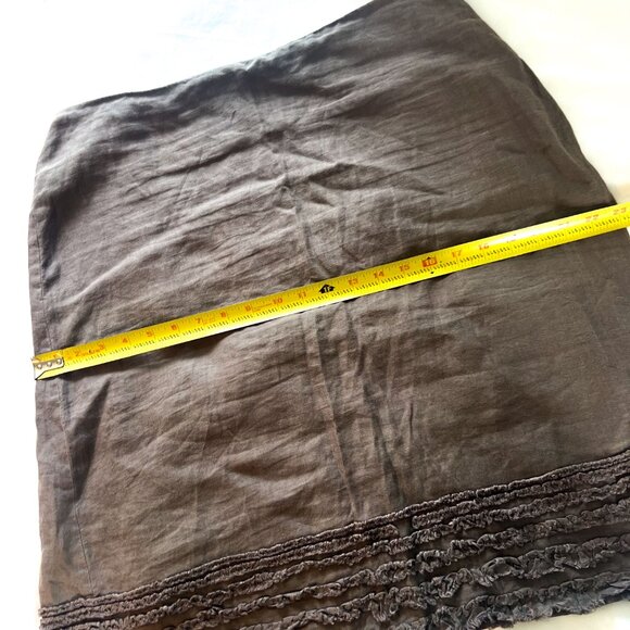 {Eileen Fisher} Irish linen Skirt, size M - Picture 7 of 11